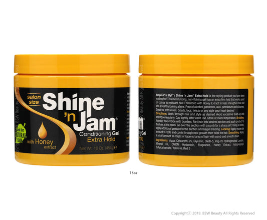 Ampro Shine n Jam and Ebin Braid Formula vs BTL Braids Twist & Locs Extreme  Braiding Gel 